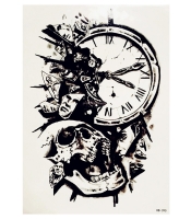 Временная тату Shards of time (HB-390, 21x15 см)
