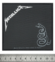 Нашивка ткана METALLICA - BLACK ALBUM (ofp-165)