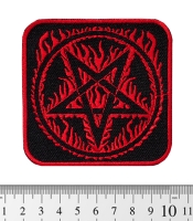 Нашивка Burning Pentagram (pt-056)