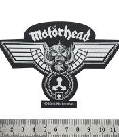 Нашивка ткана MOTORHEAD - HAMMERED CUT OUT (ofp-283)