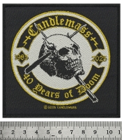Нашивка ткана CANDLEMASS - 40 YEARS OF DOOM (ofp-335)