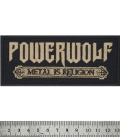 Нашивка Powerwolf "Metal Is Religion"