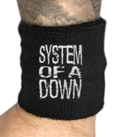 Напульсник махровий SYSTEM OF A DOWN - LOGO (wol-040)