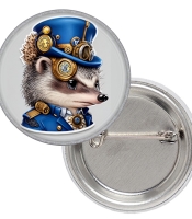 Значок Єнот Стимпанк