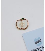 Металевий пін (upn-057) Half Apple