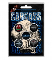 Подарунковий набір значків CARCASS - NECRO HEAD (iol-019)