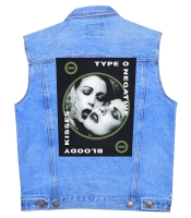 Нашивка наспинна катана TYPE O NEGATIVE - BLOODY KISSES (olbp-048)