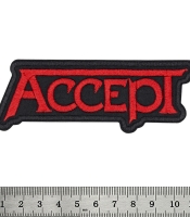 Нашивка Accept (red logo)