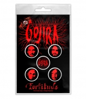 Подарунковий набір значків GOJIRA - FORTITUDE (iol-022)