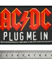 Нашивка ткана AC/DC - PLUG ME IN (ofp-375)