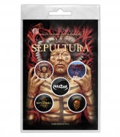 Подарунковий набір значків SEPULTURA - ROOTS (iol-083)