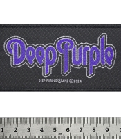 Нашивка ткана DEEP PURPLE - LOGO (ofp-253)