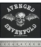 Нашивка ткана AVENGED SEVENFOLD - DEATH BAT (ofp-362)