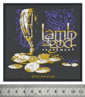 Нашивка ткана LAMB OF GOD - SACRAMENT (ofp-195)