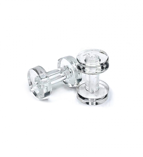 Набір № 08 тунель (акріл 3 мм, шайба 6 мм, 2 шт. колір прозорий)