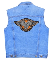 Нашивка термо Ride Free (мотор з крилами) наспинна (thps-089)