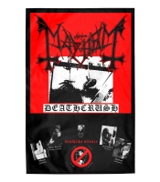 Прапор (текстильний постер) MAYHEM - DEATHCRUSH (fol-035)