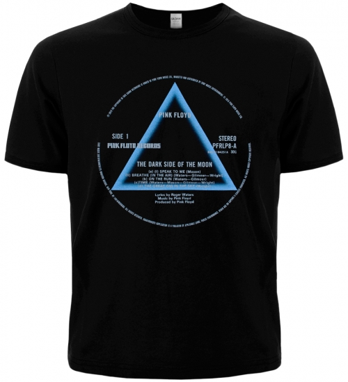 Футболка PINK FLOYD - DARK SIDE OF THE MOON RECORD LABEL (Officially Licensed)