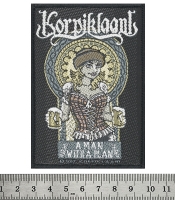 Нашивка ткана KORPIKLAANI - A MAN WITH A PLAN (ofp-194)