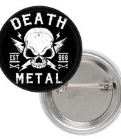 Значок Death Metal (Est. 666)