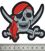 Нашивка Череп с саблями (бандана) (PS-122)
