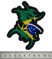 Нашивка Sepultura (Brazilian flag logo)