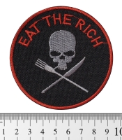 Нашивка Eat The Rich (pt-050)