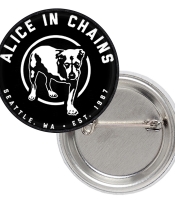 Значок Alice in Chains (Seattle WA. EST.1987)