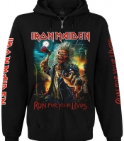 Худі Iron Maiden "Run For Your Lives" на блискавці