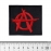 Нашивка Anarchy (red) (pt-037) Нашивка Anarchy (red) (pt-037)