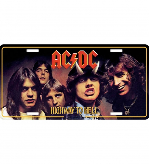 Подарункова табличка AC/DC - HIGHWAY TO HELL (npol-002)