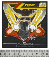 Нашивка ткана ZZ TOP - ELIMINATOR (ofp-328)