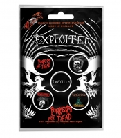 Подарунковий набір значків THE EXPLOITED - PUNKS NOT DEAD (iol-056)