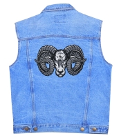 Нашивка термо Ram Head наспинна (thps-086)