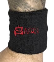 Напульсник махровий SAXON - RED LOGO (wol-058)