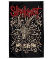 Прапор Slipknot (goat head with skulls), настінний sfc-035