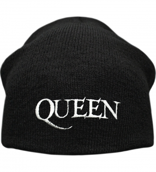 Шапка біні QUEEN - LOGO (з вишитим логотипом) heol-016