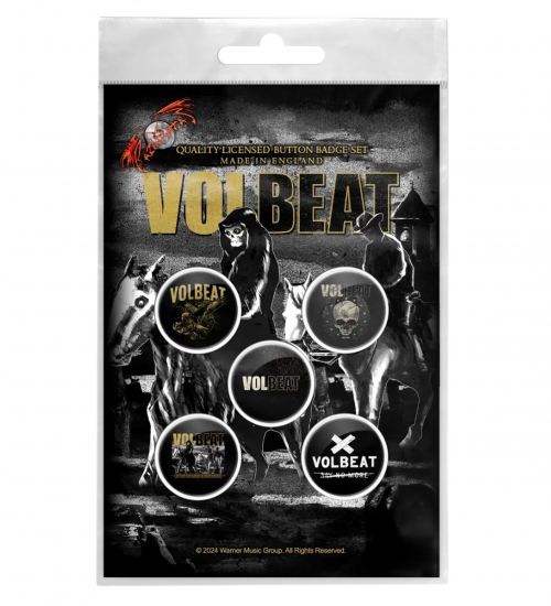 Подарунковий набір значків VOLBEAT - OUTLAW GENTLEMEN (iol-088)