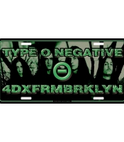 Подарункова табличка TYPE O NEGATIVE - 4DXFRMBRKLYN (npol-013)