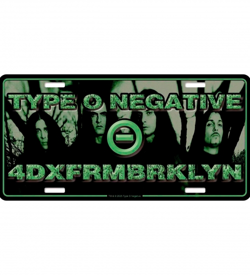 Подарункова табличка TYPE O NEGATIVE - 4DXFRMBRKLYN (npol-013)