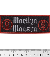 Нашивка Marilyn Manson (logo) (pt-007)