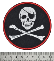 Нашивка Чорна мітка (кругла)