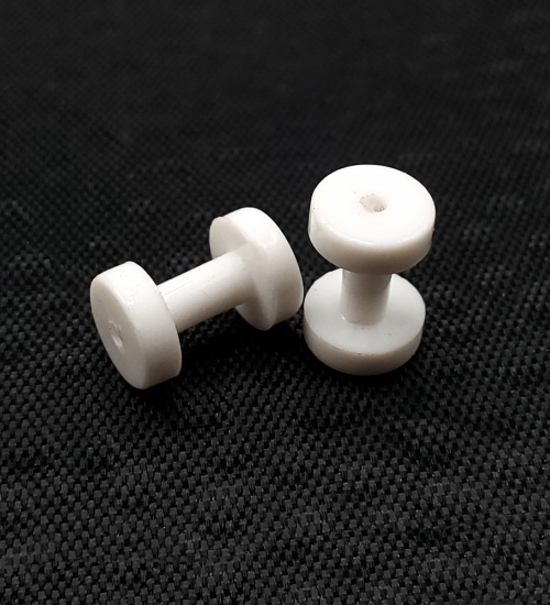 Набір № 07 тунель (акріл 3 мм, шайба 6 мм, 2 шт. колір білий)