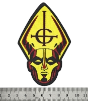 Нашивка ткана GHOST - PAPA HEAD (ofp-136)