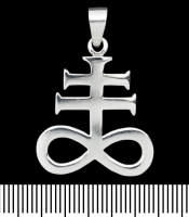 Кулон Хрест Левіафана (срібло, 925 проба) (sp-155)