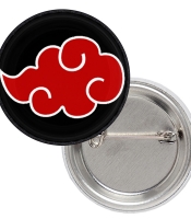 Значок Naruto - Akatsuki (Знак Акацуки)