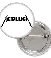 Значок Metallica (black logo)