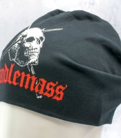 Шапка CANDLEMASS - SKULL & LOGO (з друкованим логотипом) hpol-025