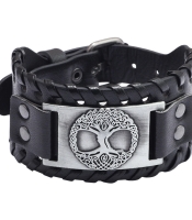 Браслет із металевою вставкою Дерево Життя (bpm-006)