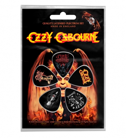 Подарунковий набір медіаторів OZZY OSBOURNE - CLASSIC LOGO (mol-017)